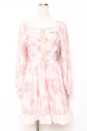 画像: LIZ LISA / ブーケ花柄ワンピース 0 ピンク Y-25-12-08-023-LO-OP-SZ-ZY