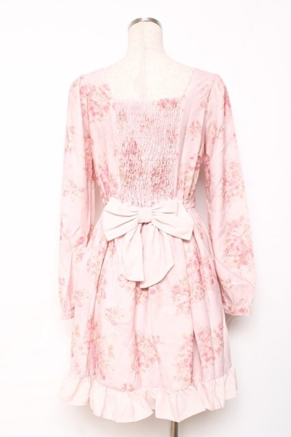 画像3: LIZ LISA / ブーケ花柄ワンピース 0 ピンク Y-25-12-08-023-LO-OP-SZ-ZY (3)