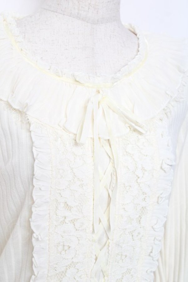 画像3: LIZ LISA / レース使いテレコトップス 0 生成り Y-25-12-08-025-LO-TO-SZ-ZY (3)