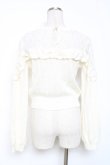 画像3: LIZ LISA / フラワー刺繍フリルニットトップス 0 アイボリー Y-25-12-08-027-LO-TO-SZ-ZY (3)