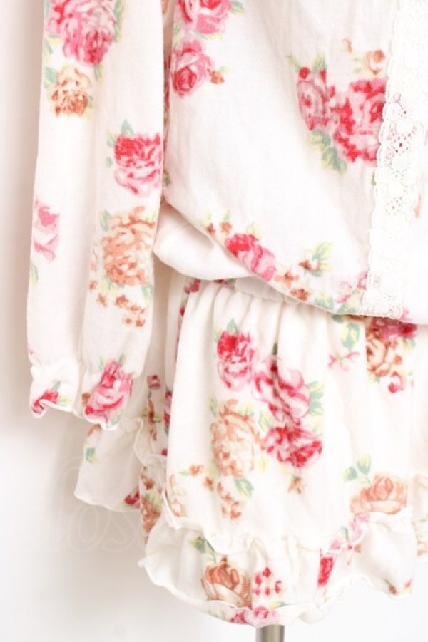 画像5: LIZ LISA / バラ起毛オフショルミニワンピ 0 オフ白 Y-25-12-08-029-LO-OP-SZ-ZY (5)