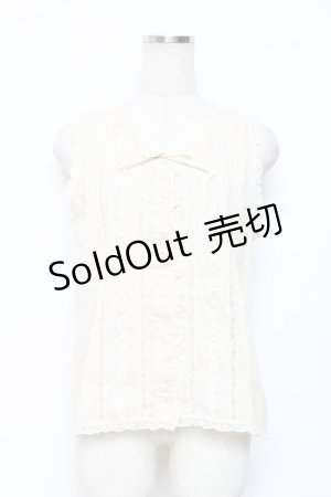 画像: INGEBORG / ピンタックノースリブラウス  キナリ Y-25-12-08-005-LO-BL-SZ-ZT0215P