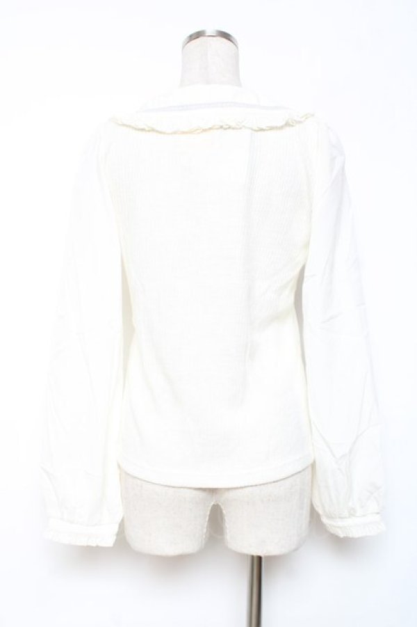 画像3: LIZ LISA / リボンブラウス 0 アイボリー Y-25-12-08-031-LO-TO-SZ-ZY (3)