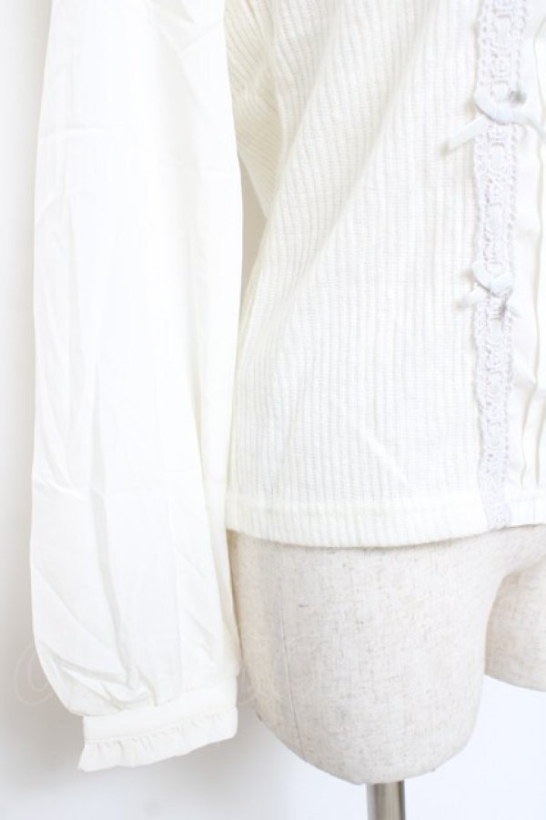 画像5: LIZ LISA / リボンブラウス 0 アイボリー Y-25-12-08-031-LO-TO-SZ-ZY (5)