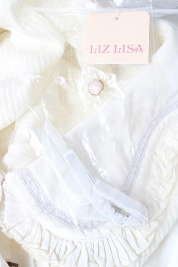 画像6: LIZ LISA / リボンブラウス 0 アイボリー Y-25-12-08-031-LO-TO-SZ-ZY (6)