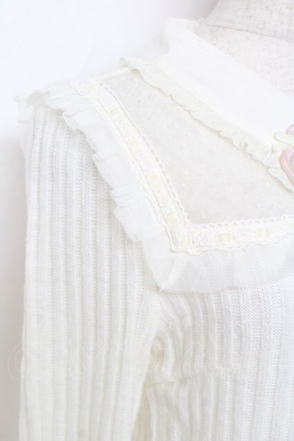 画像6: LIZ LISA / パフュームボトルリブトップス 0 アイボリー Y-25-12-08-033-LO-TO-SZ-ZY (6)