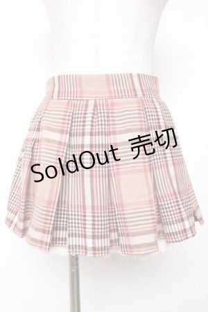 画像: LIZ LISA / チェック柄プリーツミニスカート 0 キャメル Y-25-12-08-041-LO-PA-SZ-ZY
