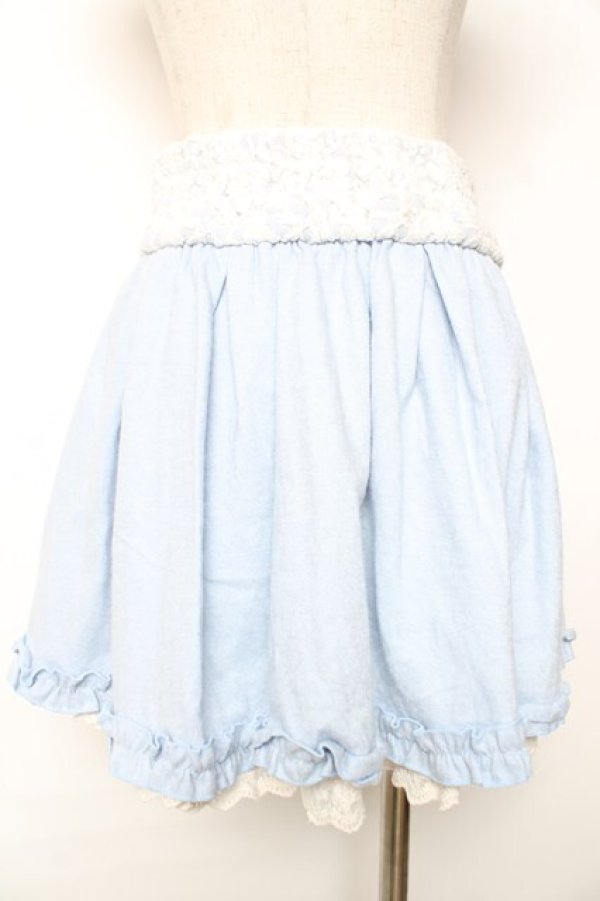 画像2: LIZ LISA / 起毛スカート 0 サックス Y-25-12-08-042-LO-SK-SZ-ZY (2)