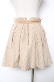 画像2: LIZ LISA / ドットフロッキースカート  ベージュ Y-25-12-08-045-LO-SK-SZ-ZY (2)