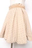 画像3: LIZ LISA / ドットフロッキースカート  ベージュ Y-25-12-08-045-LO-SK-SZ-ZY (3)