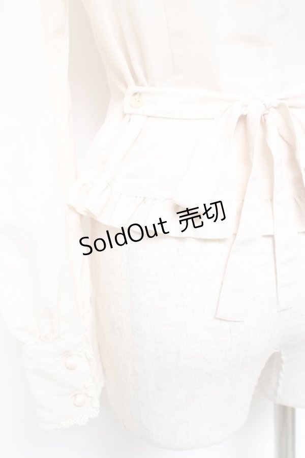 画像4: Innocent World / ユリ紋章オリジナルデシンブラウス M ベージュ Y-25-12-08-006-IW-BL-SZ-ZY (4)