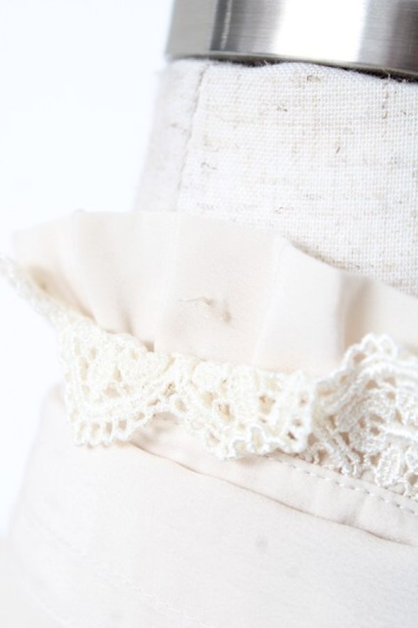 画像5: Innocent World / ユリ紋章オリジナルデシンブラウス M ベージュ Y-25-12-08-006-IW-BL-SZ-ZY (5)