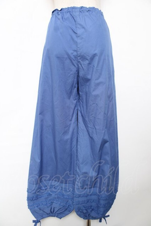 画像2: WONDERFUL WORLD / ピコフリルドロワーズ  青 Y-25-12-08-057-LO-PA-SZ-ZY (2)