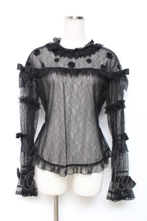 画像: BABY, THE STARS SHINE BRIGHT / Holy　wink ブラウス  黒 Y-25-12-08-007-BA-TO-SZ-ZY