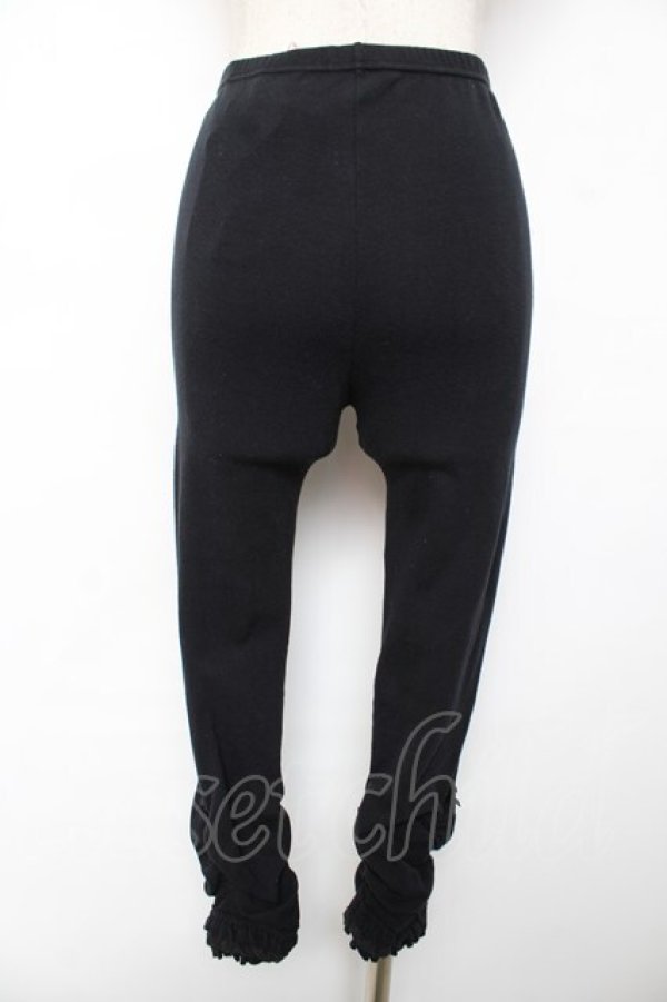 画像2: Ph Blue / 裾ギャザーレギンス  黒 Y-25-12-08-062-LO-PA-SZ-ZY (2)