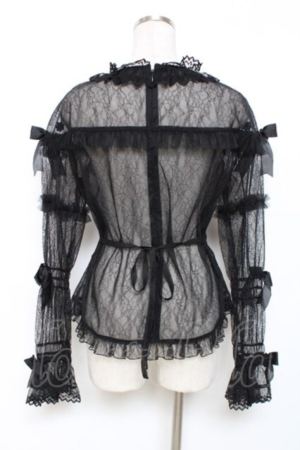 画像2: BABY, THE STARS SHINE BRIGHT / Holy　wink ブラウス  黒 Y-25-12-08-007-BA-TO-SZ-ZY (2)