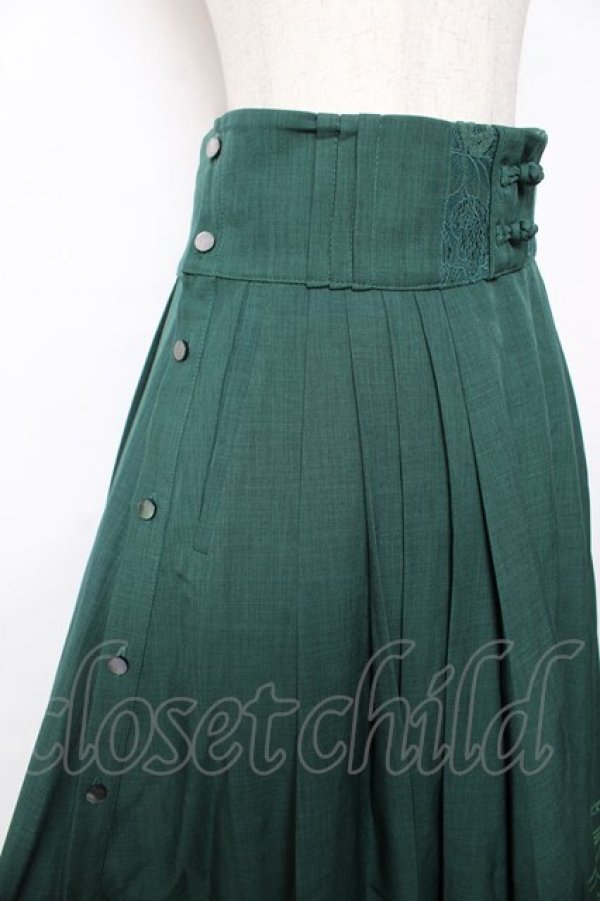 画像3: Hoshibako Works / 繁花集スカート  グリーン Y-25-12-08-063-LO-SK-SZ-ZY (3)