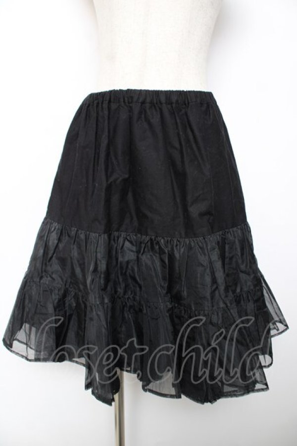 画像1: BABY, THE STARS SHINE BRIGHT / ふわふわパニエ  黒 Y-25-12-08-067-BA-SK-SZ-ZY (1)