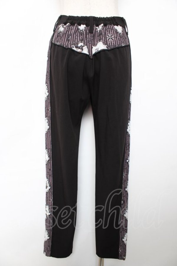 画像2: ALICE and the PIRATES / Captain Chrisの夢想〜新たな冒険への希望〜柄パンツ  黒 Y-25-12-08-070-PA-PA-SZ-ZY (2)