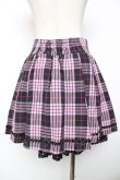 画像2: ALICE and the PIRATES / タータンチェックプリーツスカート  ピンク Y-25-12-08-071-PA-SK-SZ-ZY (2)