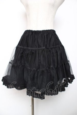 画像: ALICE and the PIRATES / A/Pチュールパニエ  黒 Y-25-12-08-073-PA-SK-SZ-ZY