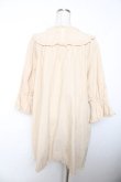 画像2: PINK HOUSE / ダンガリーチュニックブラウス  ベージュ Y-25-12-08-081-LO-BL-SZ-ZY (2)
