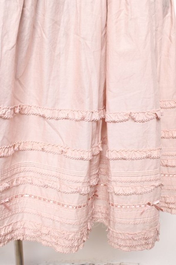 画像4: PINK HOUSE / ローンノースリーブワンピース  ピンク Y-25-12-08-082-LO-OP-AS-ZY (4)