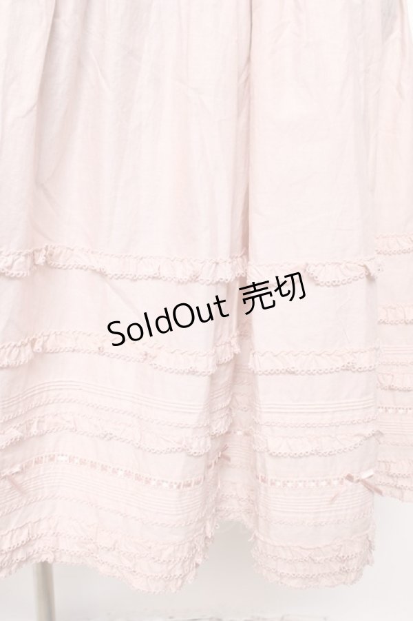 画像4: PINK HOUSE / ローンノースリーブワンピース  ピンク Y-25-12-08-082-LO-OP-AS-ZS (4)