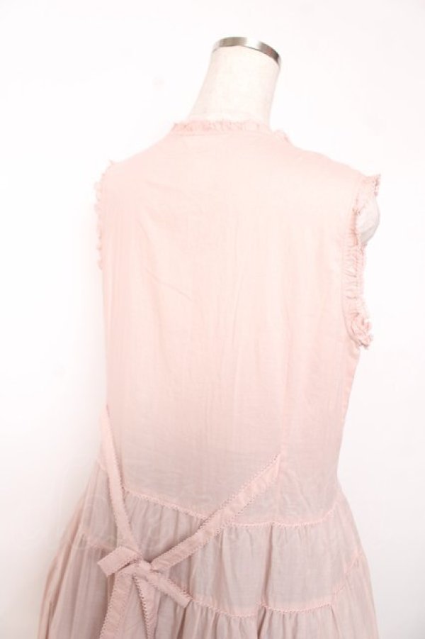 画像6: PINK HOUSE / ローンノースリーブワンピース  ピンク Y-25-12-08-082-LO-OP-AS-ZY (6)