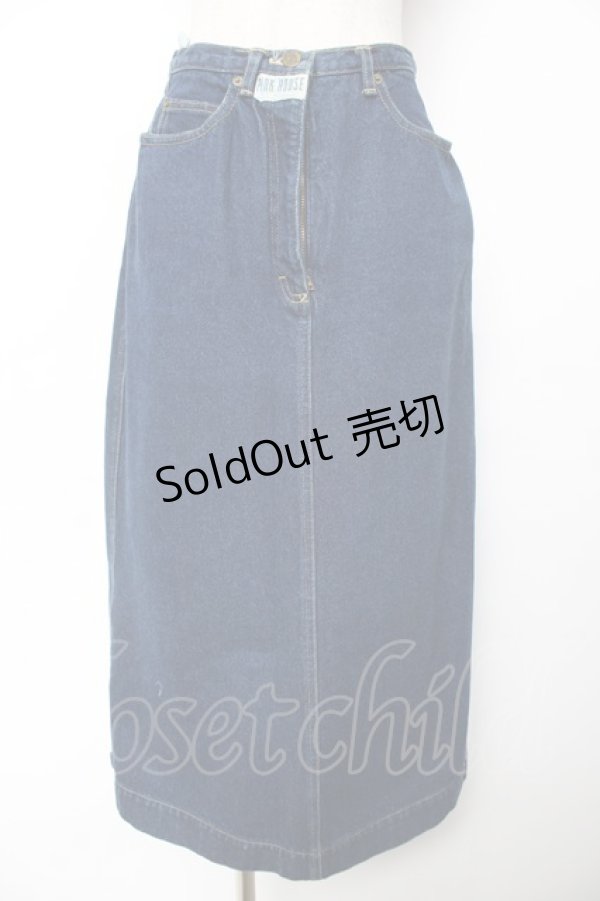 画像1: PINK HOUSE / デニムスカート  ブルー Y-25-12-08-088-LO-SK-SZ-ZY (1)