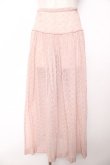 画像1: WONDERFUL WORLD / 総レーススカート  ピンク Y-25-12-08-089-LO-SK-SZ-ZY (1)