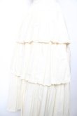 画像4: WONDERFUL WORLD / 段々フリルスカート  生成り Y-25-12-08-092-LO-SK-SZ-ZY (4)