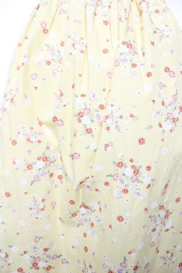 画像3: WONDERFUL WORLD / 小花ブーケ柄スカート  イエロー Y-25-12-08-096-LO-SK-SZ-ZY (3)