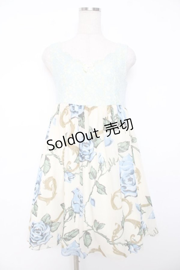 画像1: MILK / ロージーローズBaby doll  ウォーターローズ Y-25-12-08-099-ML-OP-SZ-ZI (1)