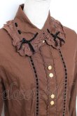 画像5: Angelic Pretty / リボン通しレトロブラウス  ブラウン Y-25-12-08-009-AP-BL-SZ-ZY (5)
