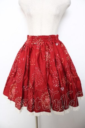 画像: metamorphose / Fantasy paradeフリルスカート  赤 Y-25-12-08-104-ME-SK-SZ-ZY