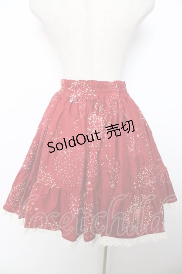 画像2: metamorphose / Fantasy paradeフリルスカート  赤 Y-25-12-08-104-ME-SK-SZ-ZY (2)