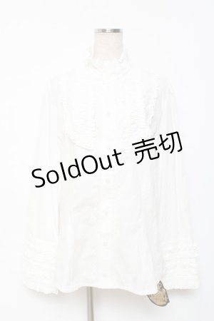 画像: ALICE and the PIRATES / グリオッティーヌブラウス  白 Y-25-12-08-010-PA-BL-SZ-ZY