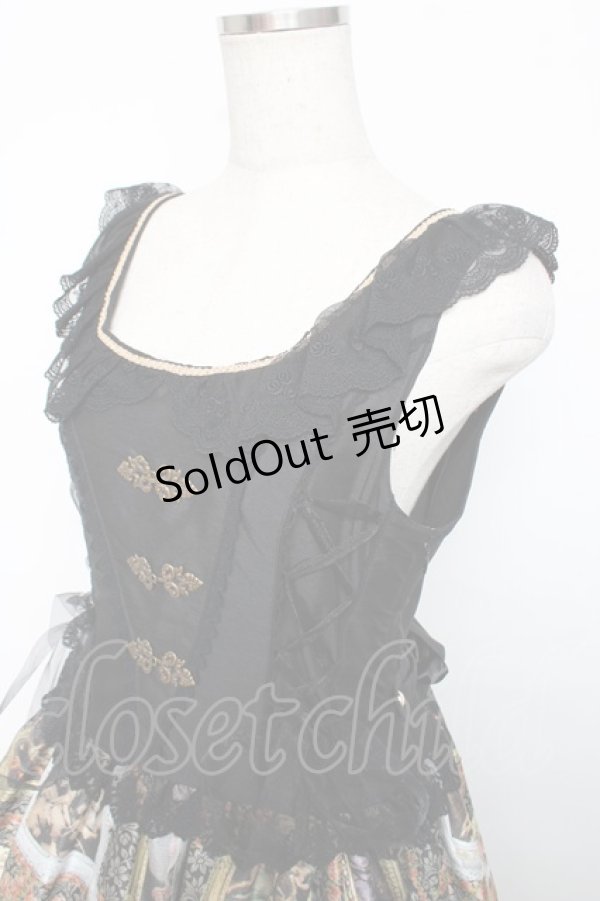 画像3: BABY, THE STARS SHINE BRIGHT / バロックを探して~天使が祝福する至福の美術館巡り~コルセットジャンパースカート  黒 Y-25-12-08-113-BA-OP-SZ-ZI (3)