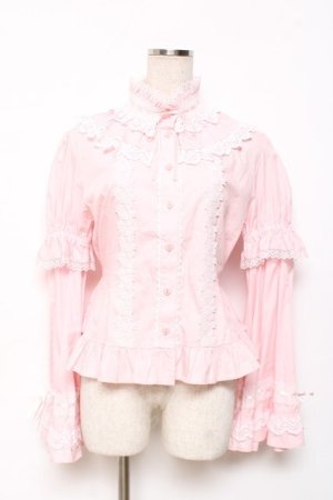 画像: BABY, THE STARS SHINE BRIGHT / mary・marryブラウス  ピンク Y-25-12-08-011-BA-BL-SZ-ZY