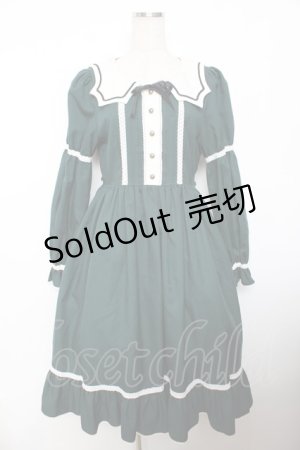 画像: ALICE and the PIRATES / Bat Maidワンピース  グリーン Y-25-12-08-117-PA-OP-SZ-ZT0207C