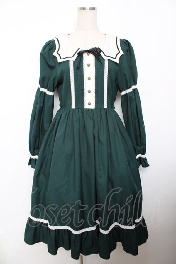 画像1: ALICE and the PIRATES / Bat Maidワンピース  グリーン Y-25-12-08-117-PA-OP-SZ-ZY (1)