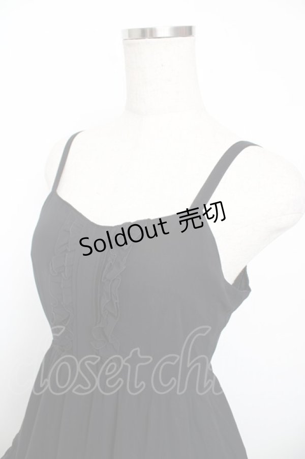 画像3: Victorian maiden / シフォンアンダードレス  ブラック Y-25-12-08-119-CL-OP-SZ-ZY (3)