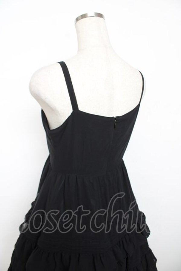 画像5: Victorian maiden / シフォンアンダードレス  ブラック Y-25-12-08-119-CL-OP-SZ-ZY (5)