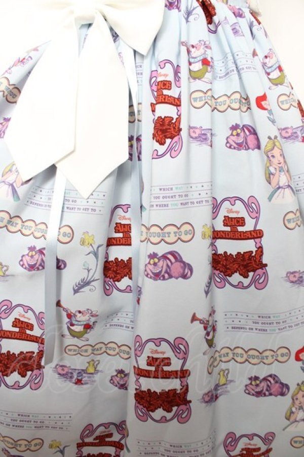 画像4: metamorphose / Disney Alice in Wonderlandジャンパースカートセット 1 サックス Y-25-12-08-121-ME-OP-SZ-ZY (4)