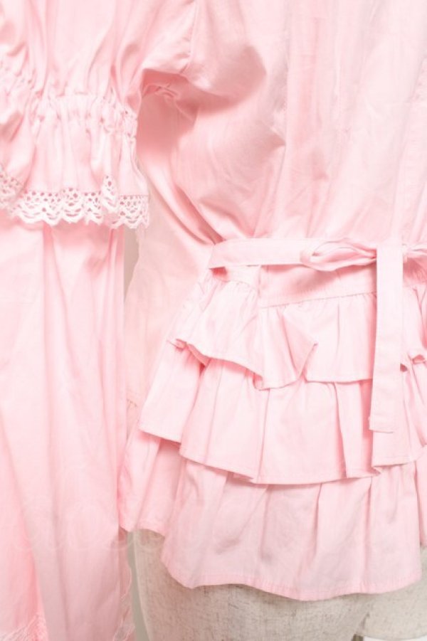 画像4: BABY, THE STARS SHINE BRIGHT / mary・marryブラウス  ピンク Y-25-12-08-011-BA-BL-SZ-ZY (4)