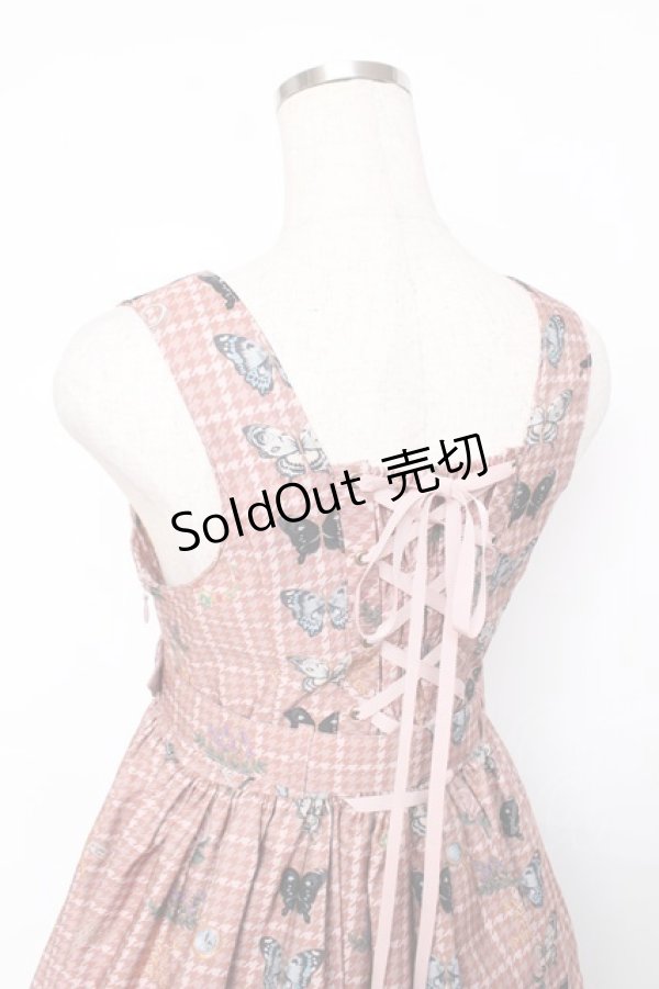 画像5: ALICE and the PIRATES / Dual face 〜phantom and truth〜柄ジャンパースカート  ピンク Y-25-12-08-125-PA-OP-SZ-ZY (5)