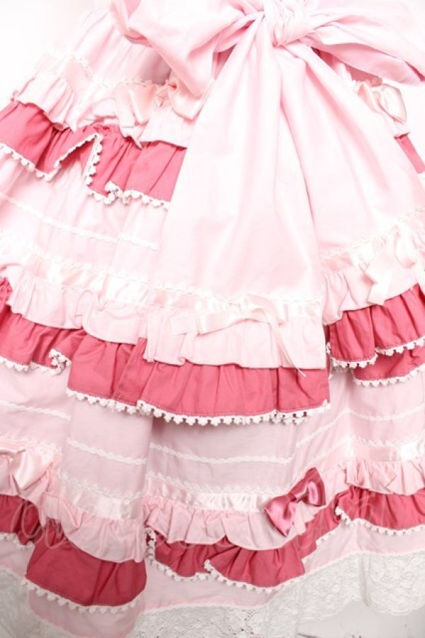 画像6: BABY, THE STARS SHINE BRIGHT / Bonbon Parfumジャンパースカート  ピンク Y-25-12-08-127-BA-OP-SZ-ZY (6)