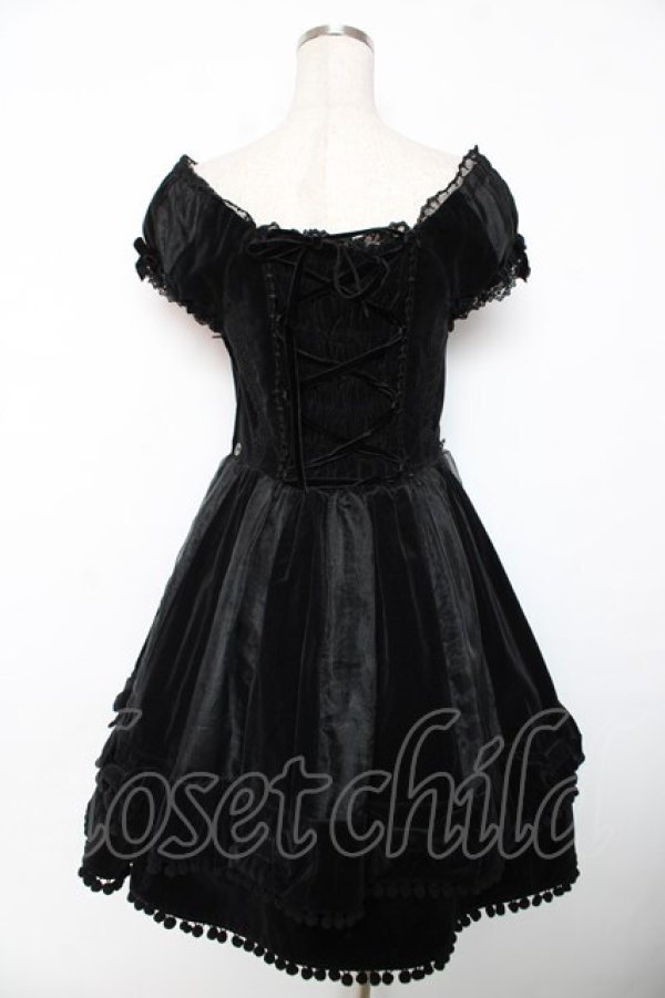 画像2: Angelic Pretty / イルミネーションリボンワンピース  黒 Y-25-12-08-134-AP-OP-SZ-ZY (2)