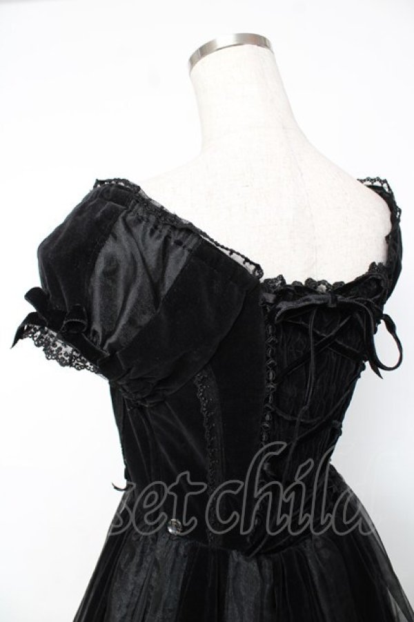 画像5: Angelic Pretty / イルミネーションリボンワンピース  黒 Y-25-12-08-134-AP-OP-SZ-ZY (5)